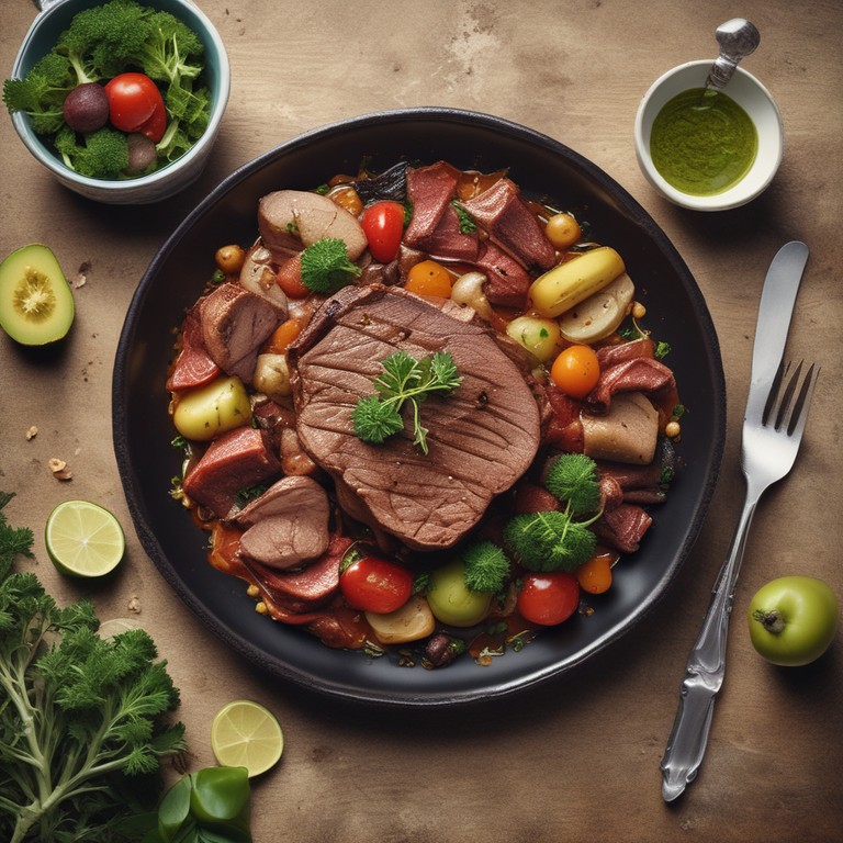 Bife com Rabanete e Alho-Poró
