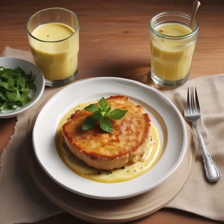 Milanesa con Espagueti a la Crema y Queso Paraguay