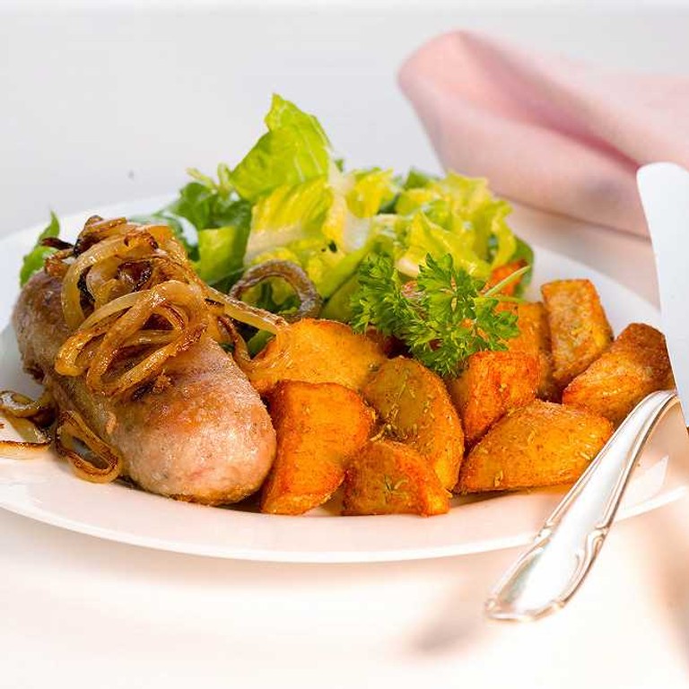 Andouillettes à la lyonnaise