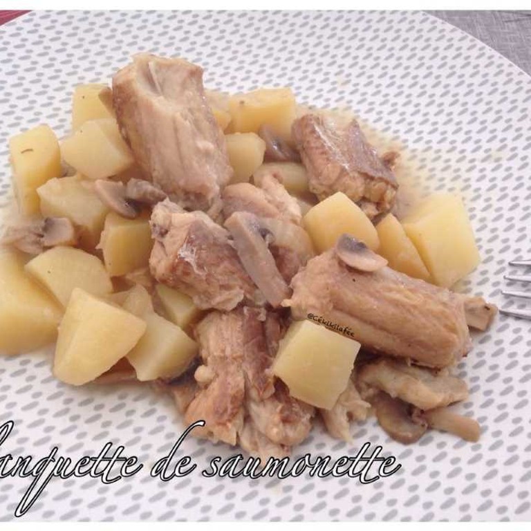 Blanquette de saumonette (Cookeo)
