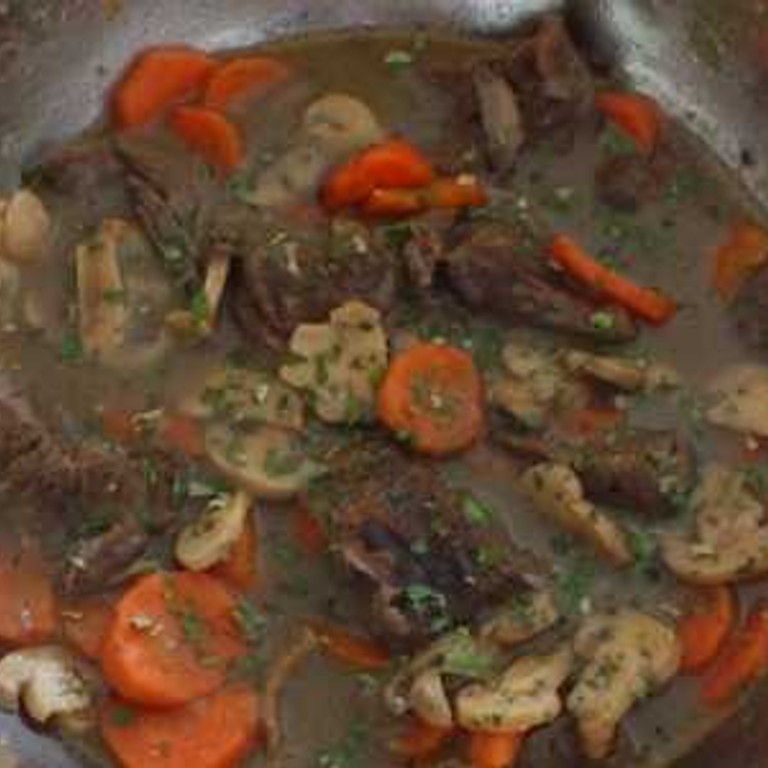 Boeuf braisé à la bière (Magimix)
