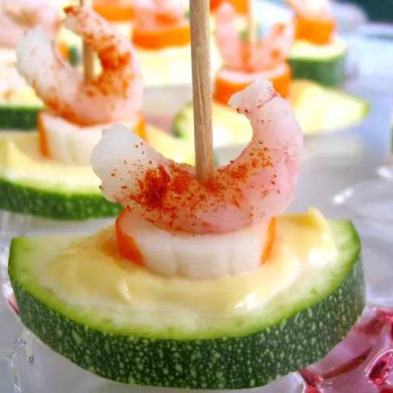 Bouchées de courgettes fraîcheur