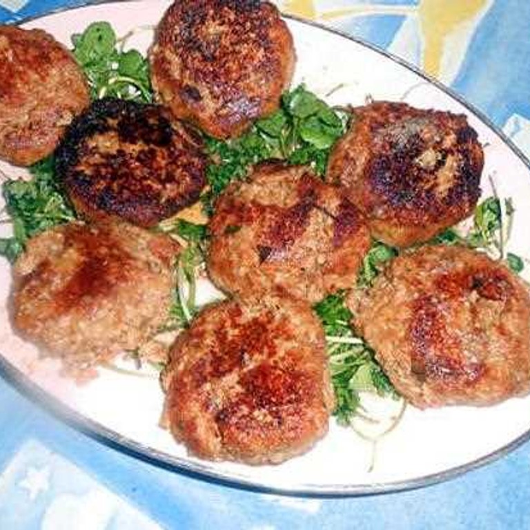 Boulettes de porc cuit