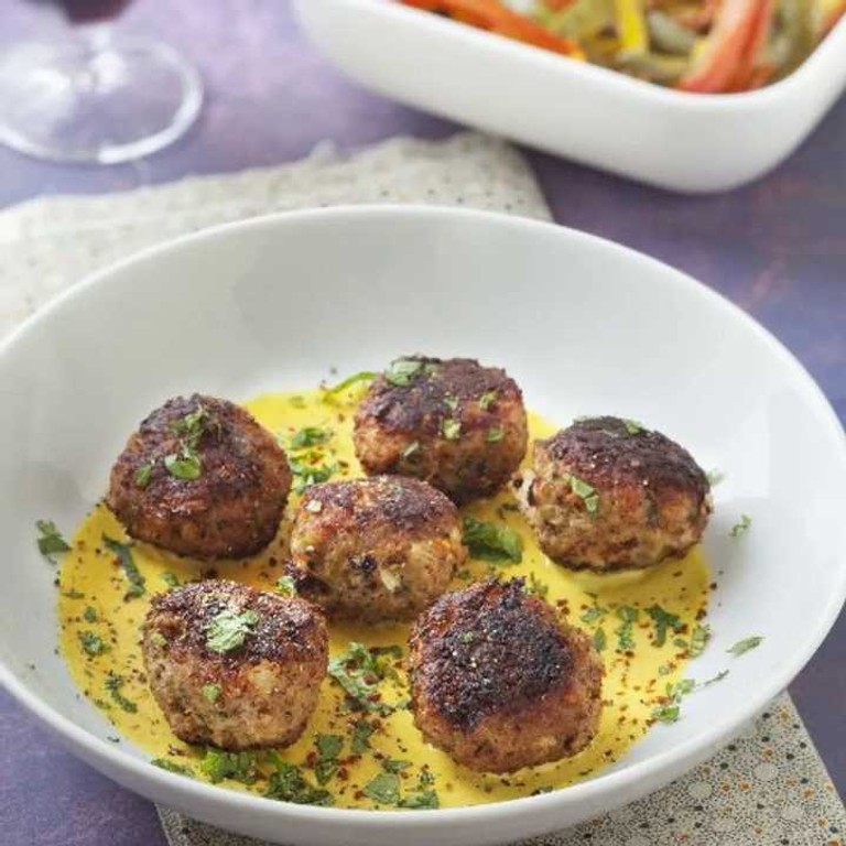 Boulettes de veau au curry