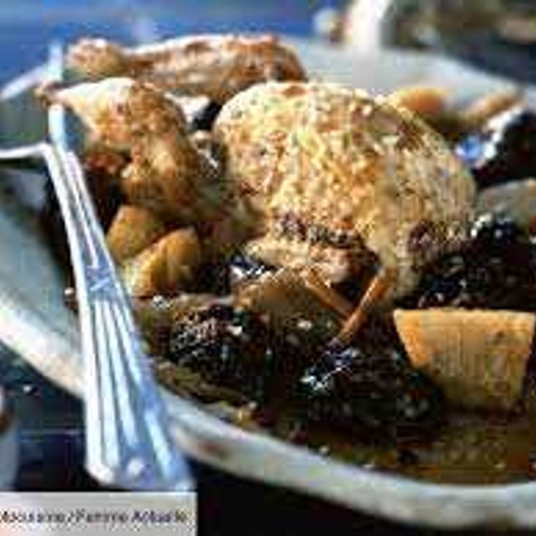 Caille aux pruneaux et au foie gras (Cookeo)
