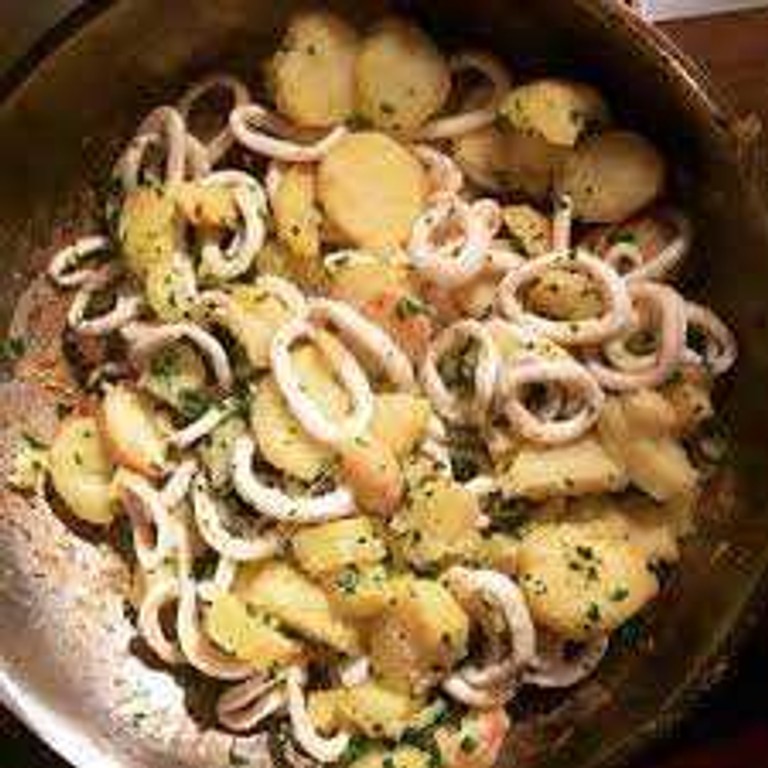 Calamars aux pommes de terre (Cookeo) 