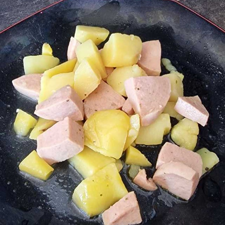 Cervelas aux pommes de terre (Cookeo)