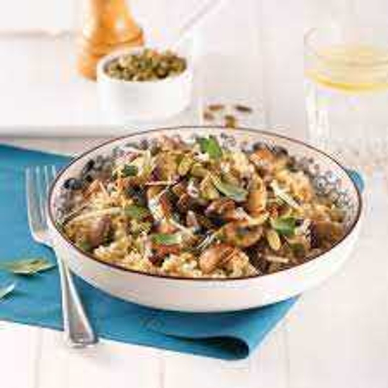Champignons au quinoa