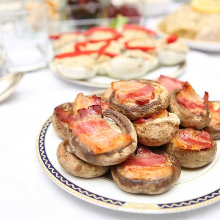 Champignons farcis au chèvre