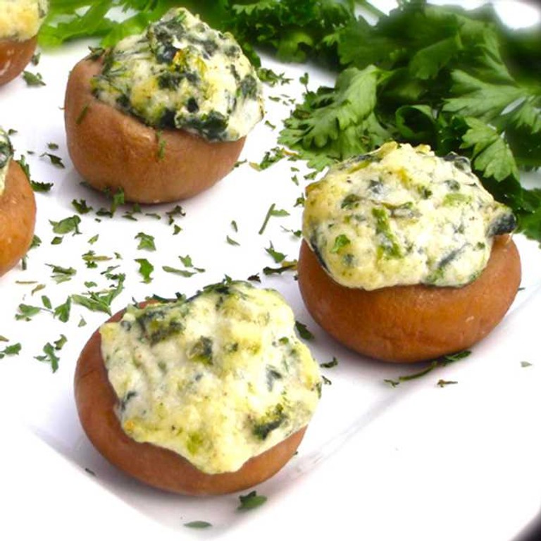 Champignons farcis au jambon et Boursin (Cookeo)