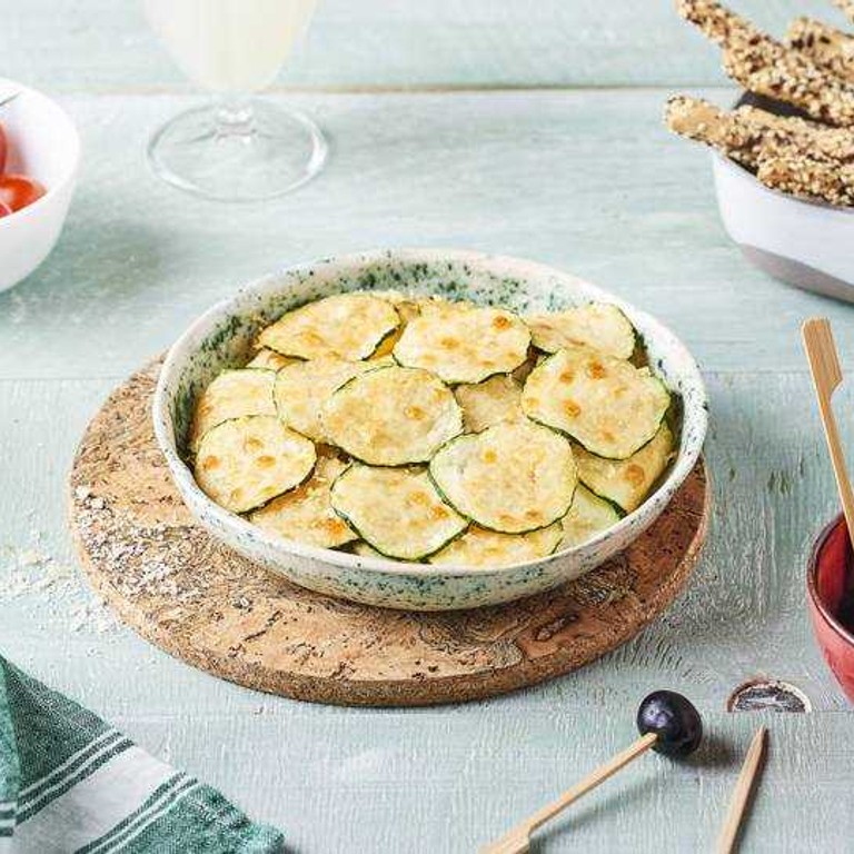 Chips de courgettes au parmesan 