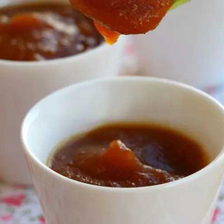 Compote de pommes au caramel beurre salé