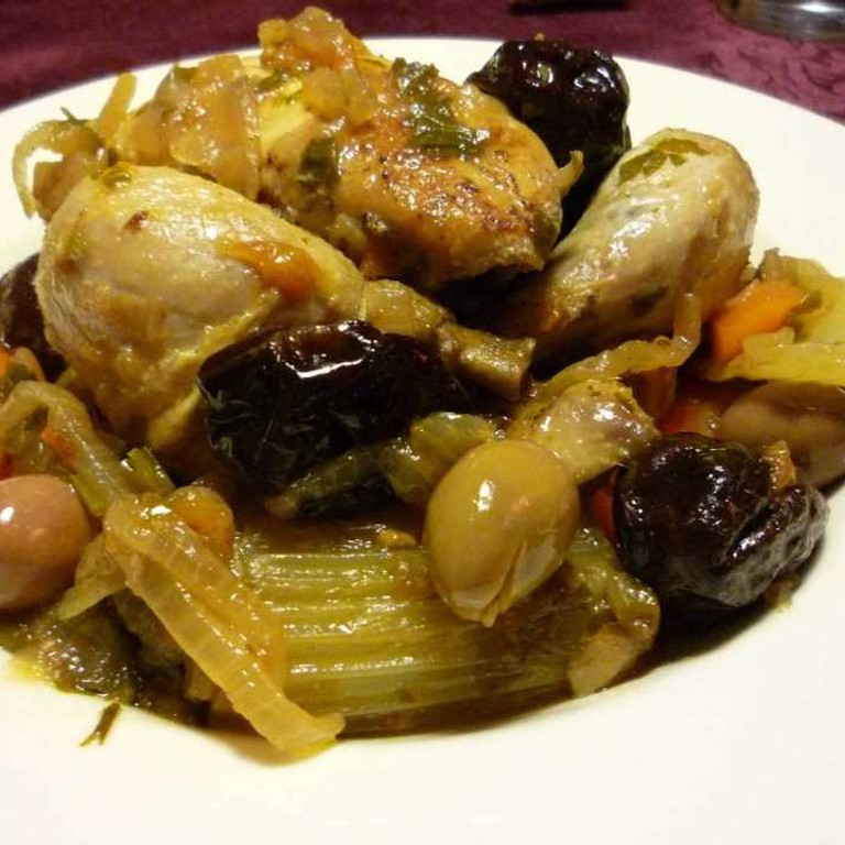 Coquelet aux pruneaux