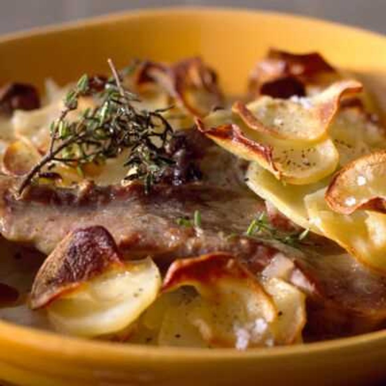 Côtes d'agneau au four