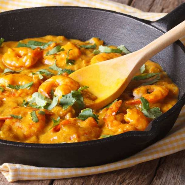 Crevettes au curry (Cookeo)