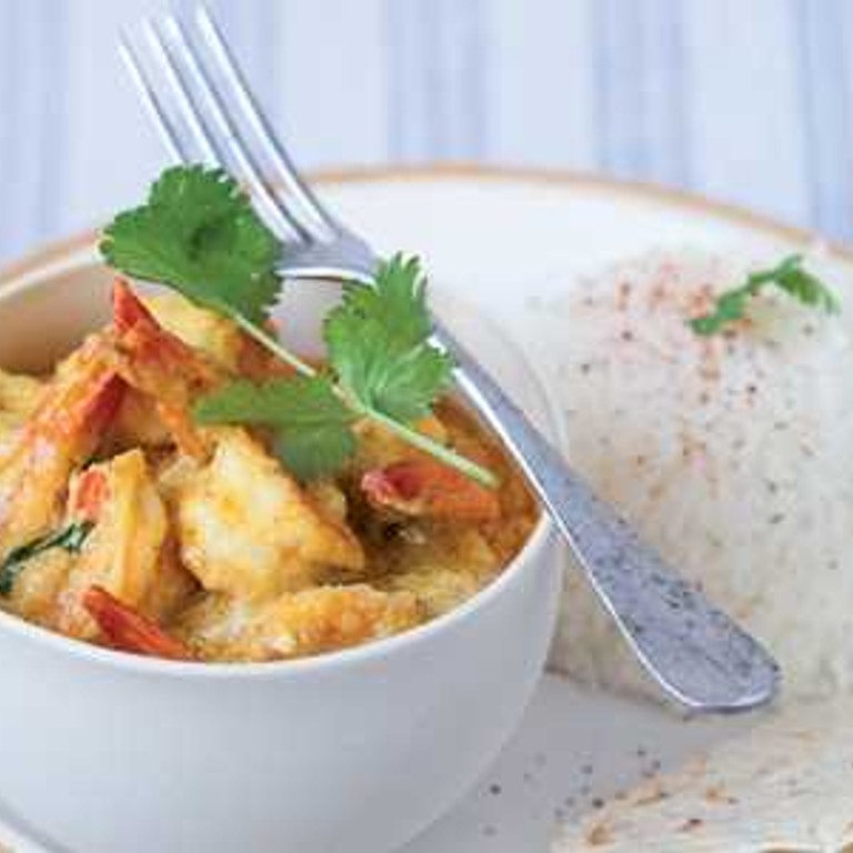 Curry de crevettes (Magimix)