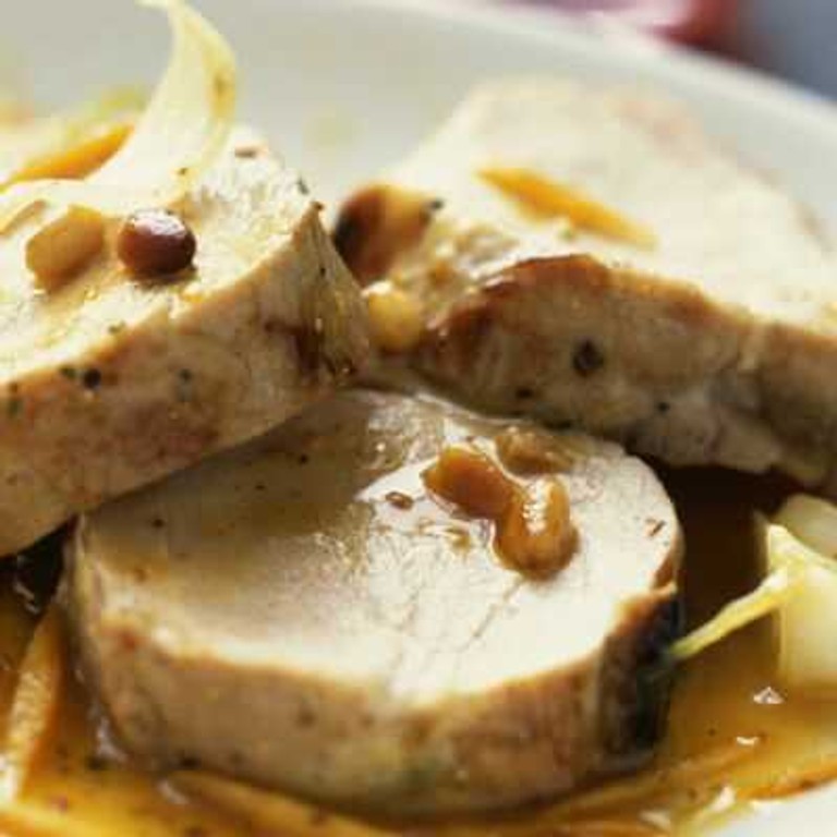 Filet mignon de porc au miel