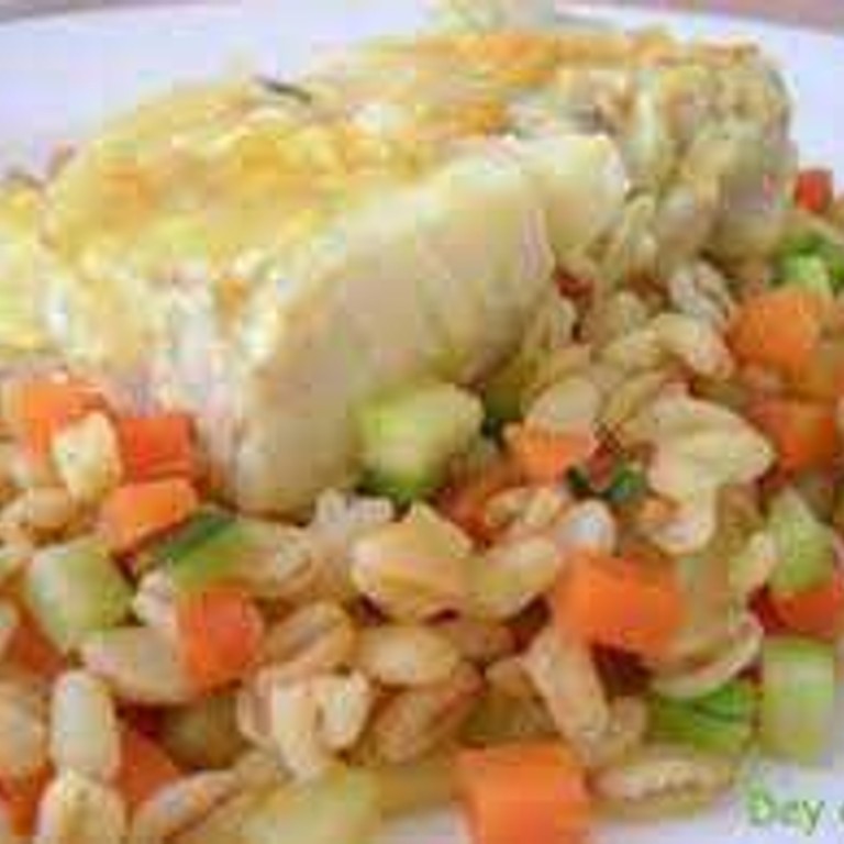 Filets de colin au riz et légumes (Cookeo)