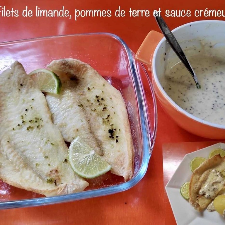 Filets de limandes aux pommes de terre (Cookeo + Extra Crisp)