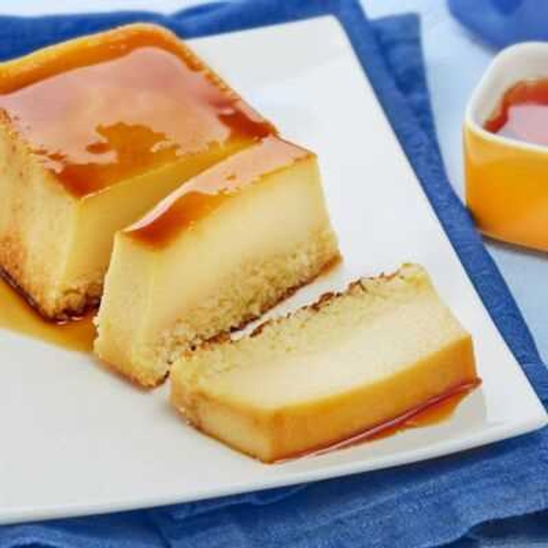 Flan au lait de coco et caramel