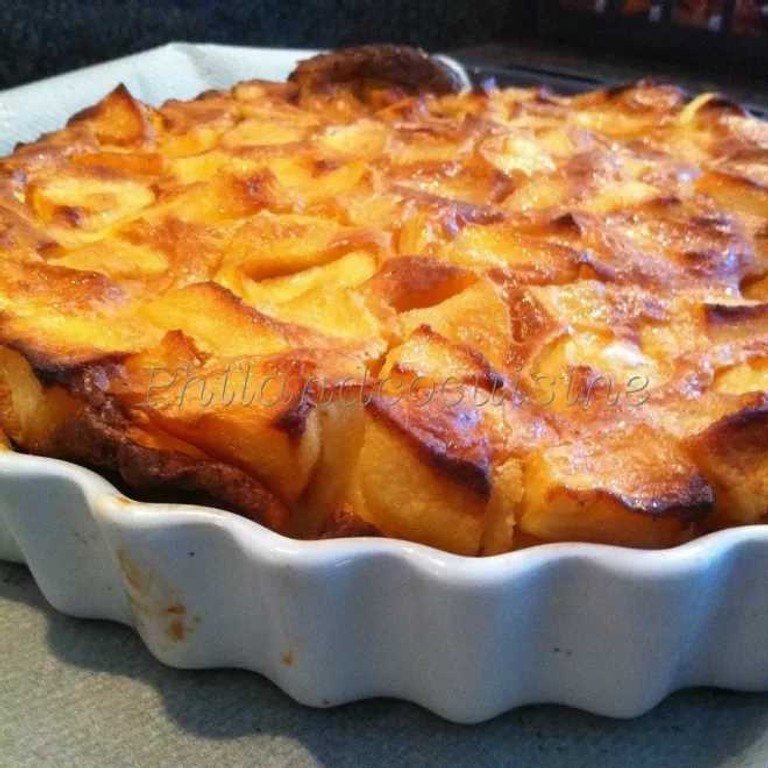 Flognarde limousine aux pommes