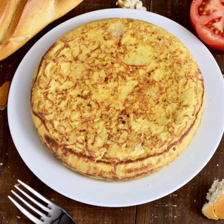 Frittata de pommes de terre à l'oignon et aux œufs