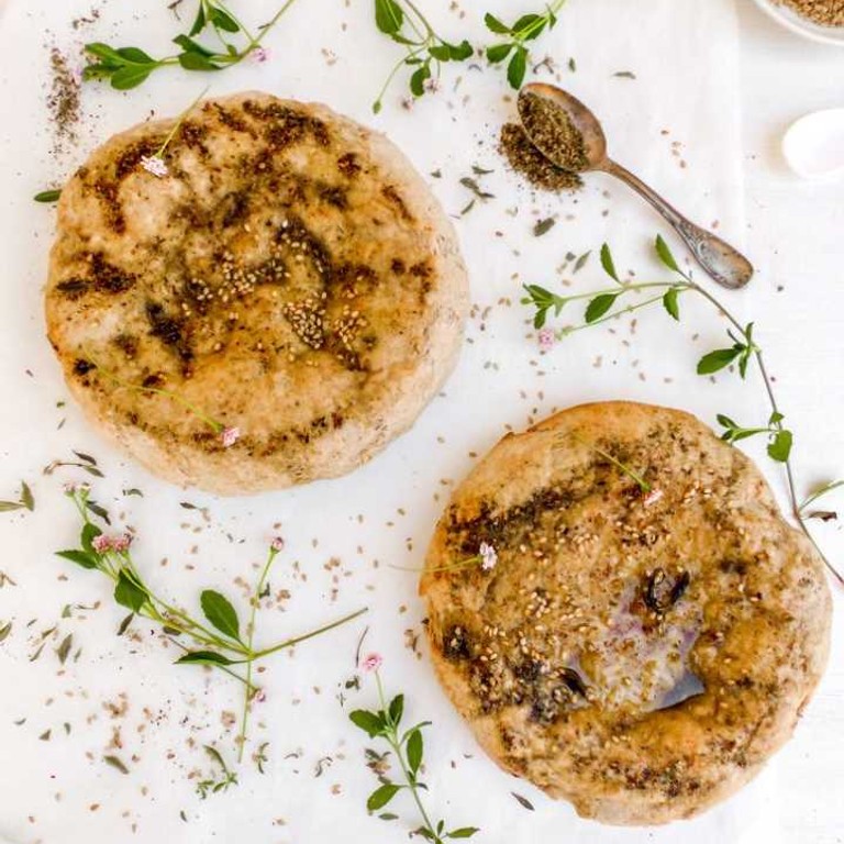 Galettes libanaises au zaatar