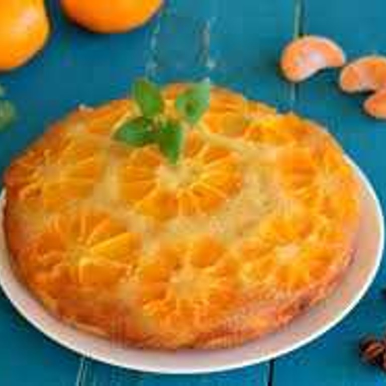 Gâteau à la mandarine renversé