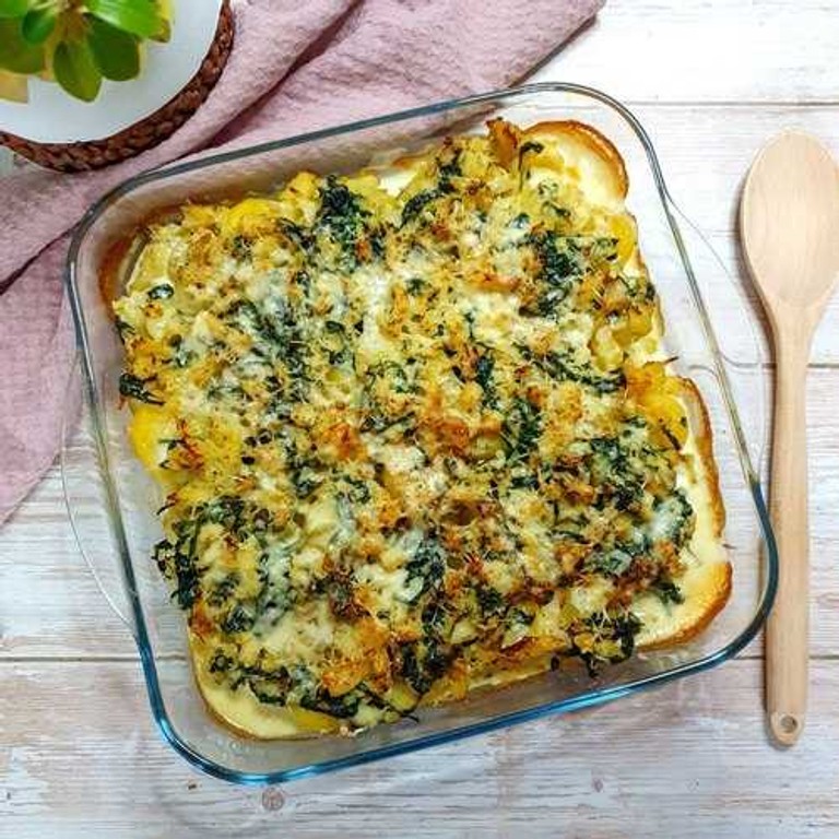 Gratin de cabillaud aux épinards (Cookeo + Extra Crisp)