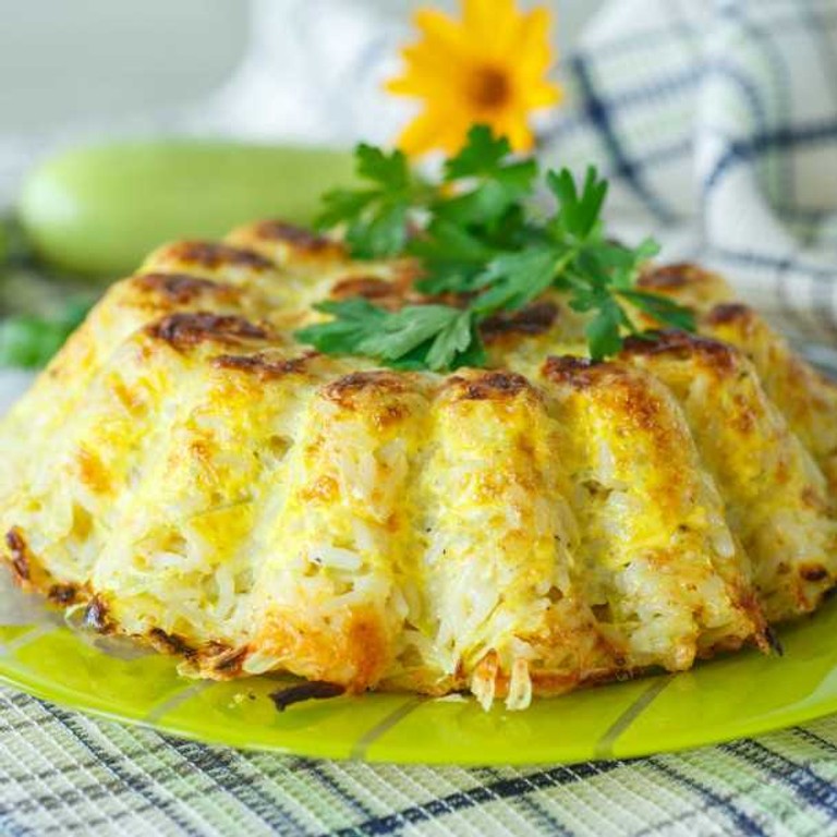 Gratin de courgettes au riz