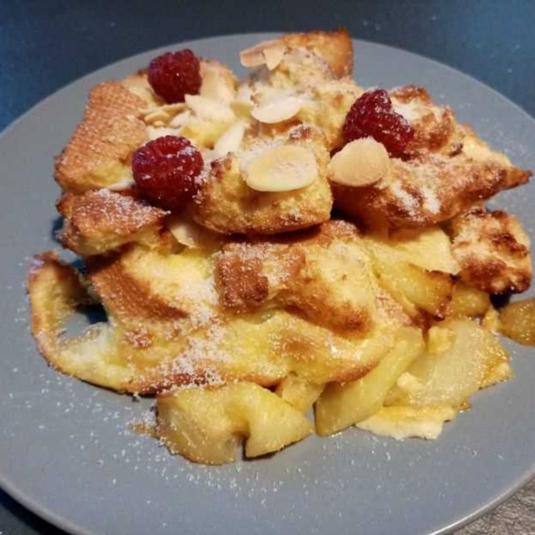 Gratin de pain perdu aux pommes (Cookeo + Extra Crisp)