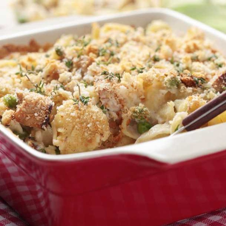 Gratin de pommes de terre au thon