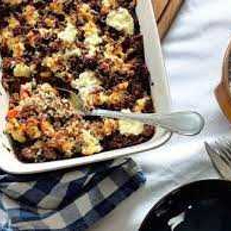 Gratin de porc haché