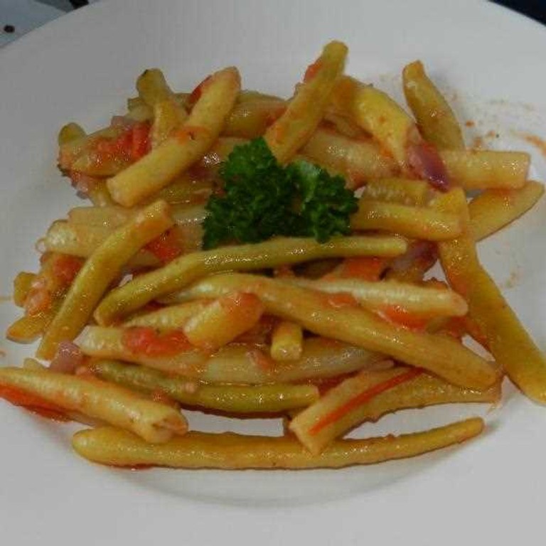 Haricots beurre à la tomate