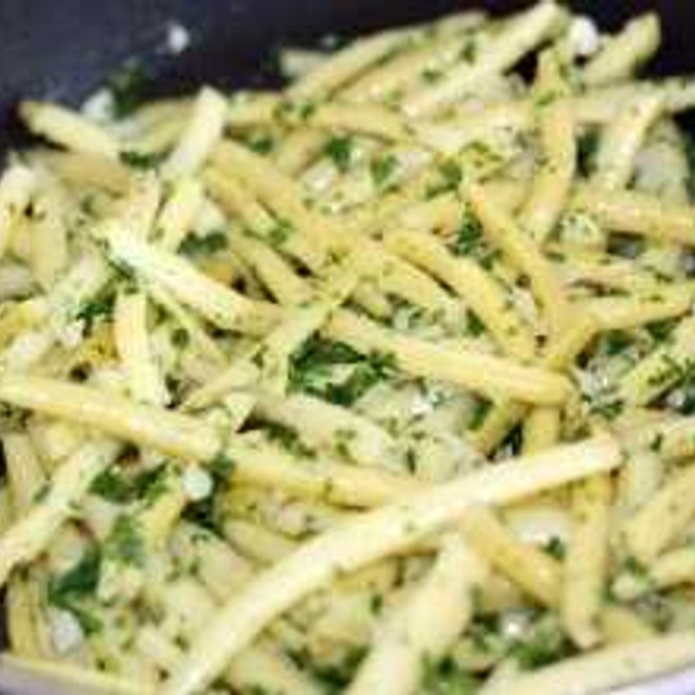 Haricots beurre en persillade