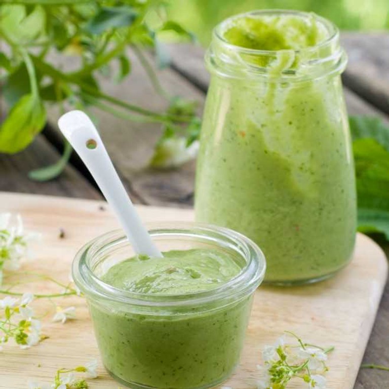 Houmous de courgettes et brocoli