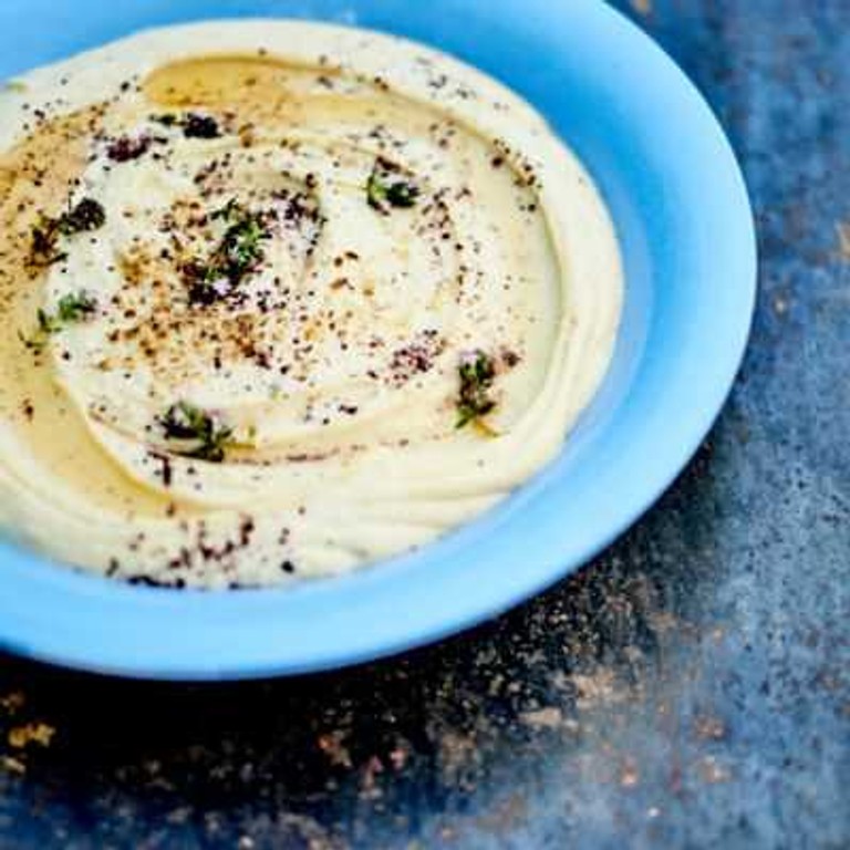 Houmous de pois chiches au zaatar