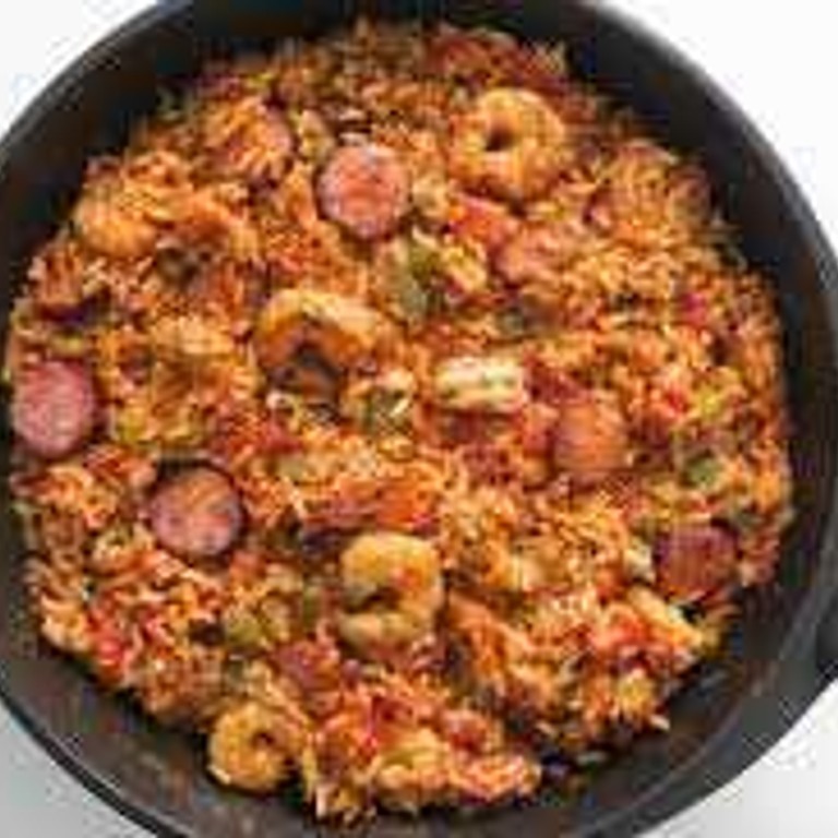 Jambalaya à la saucisse fumée
