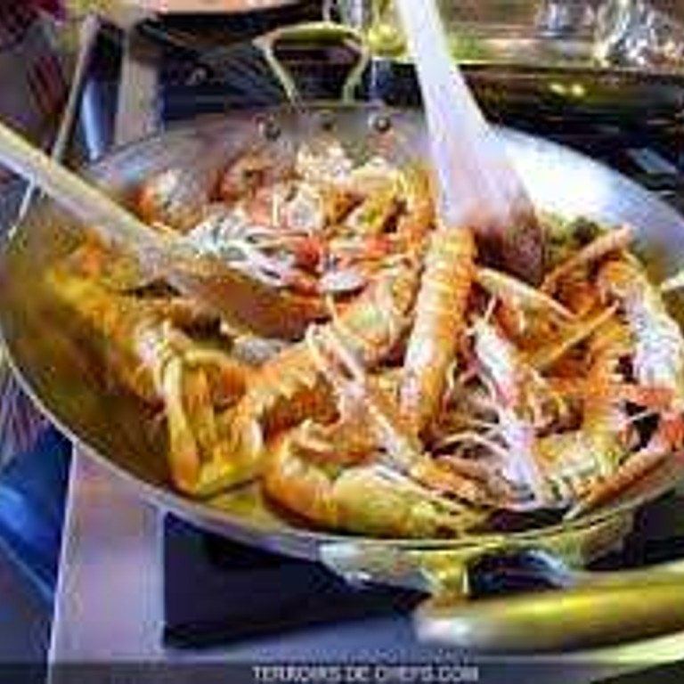 Langoustines au curry