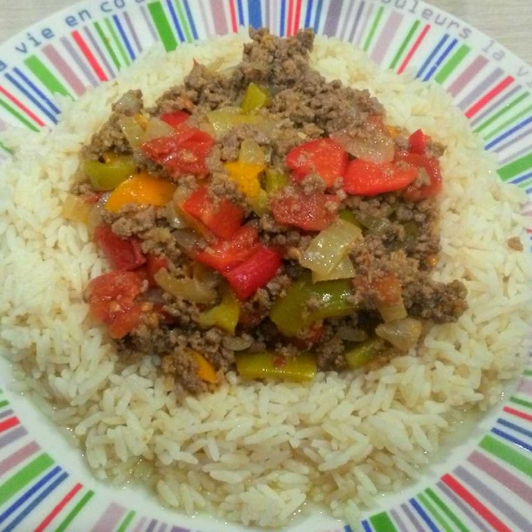 Nasi Goreng à la viande hachée (Cookeo)