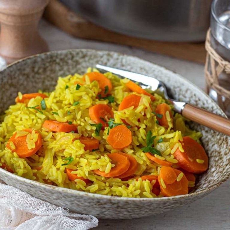 One pot riz : Carottes et chou chinois (Cookeo)