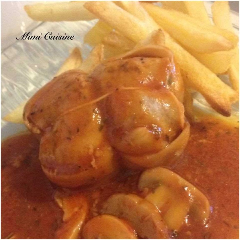 Paupiettes de veau à la tomate (Cookeo)