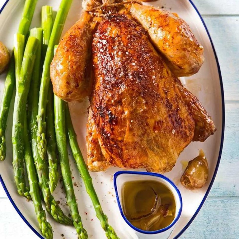 Poulet entier rôti au thym et citron (Extra Crisp)