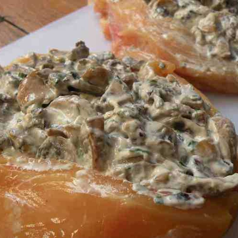 Poulet farcis aux champignons