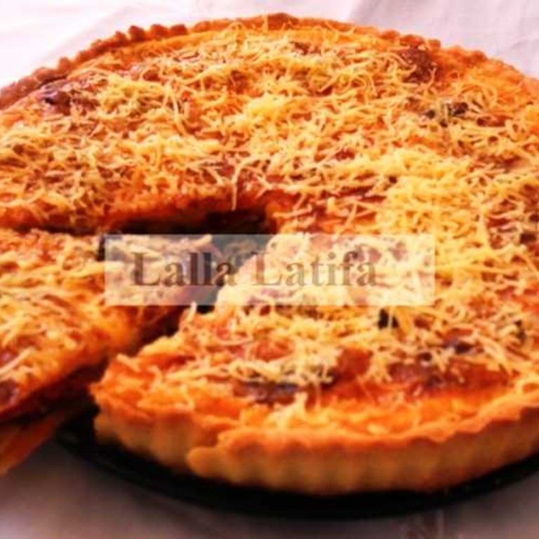 Quiche au saucisson sec
