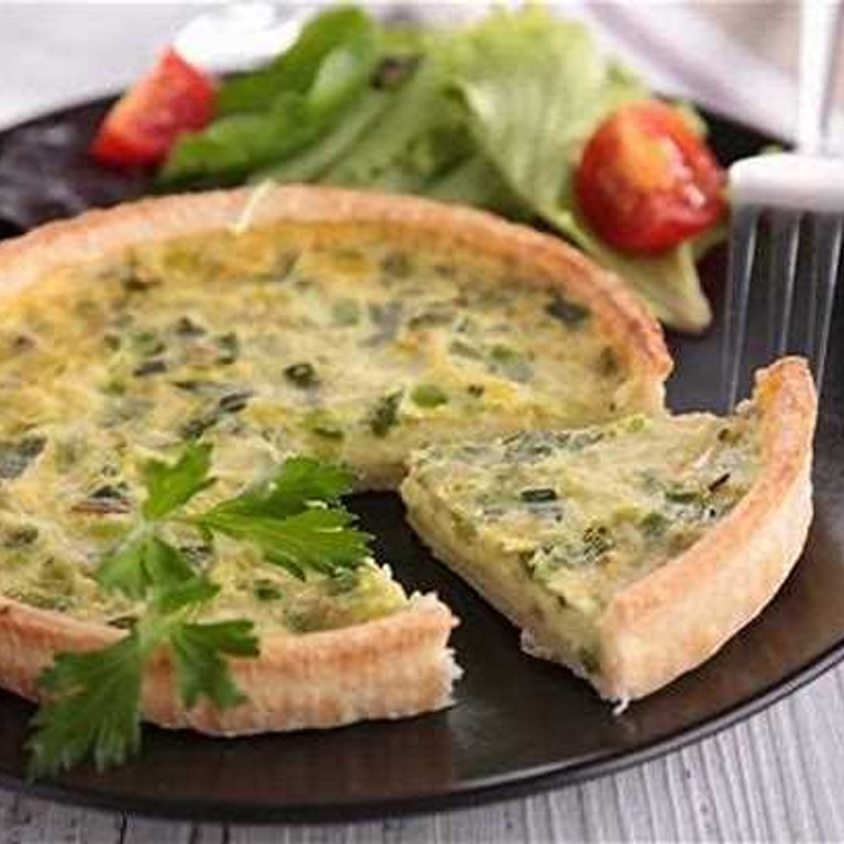 Quiche aux poireaux (Micro-ondes)