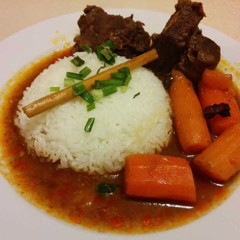 Ragoût de boeuf à la citronnelle (Cookeo)