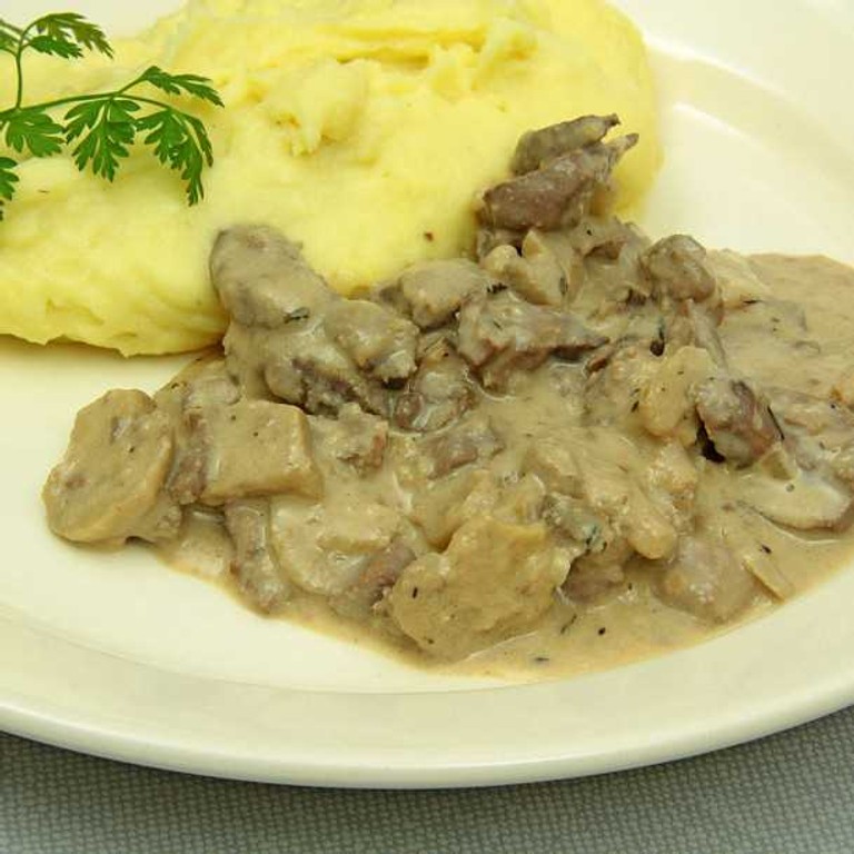 Rognons de porc à la crème