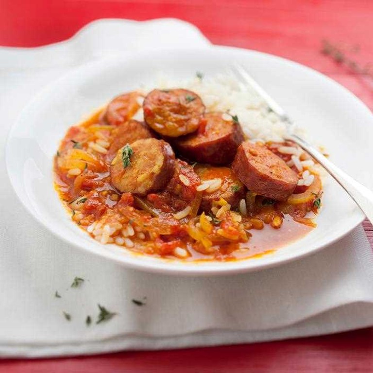 Rougail de saucisses de Morteau (Cookeo)