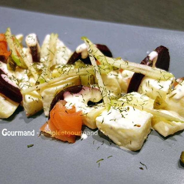 Salade de betterave aux pommes de terre [Suède]